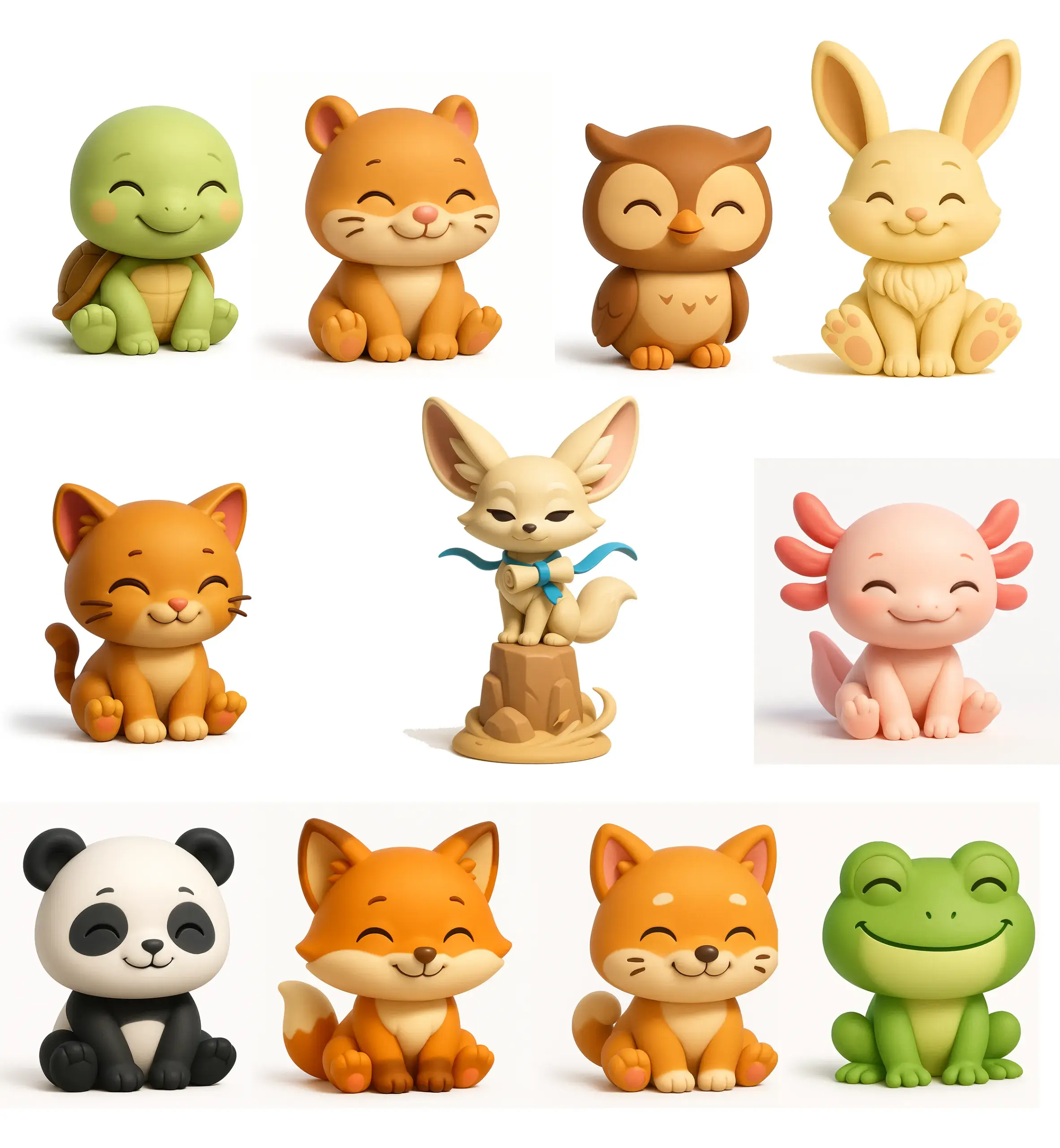 Puffu Bundle Vol.1 | 10 Cute Animal + 1 Bonus Exclusive