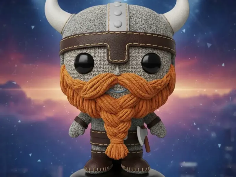 Figura Funko Pop Viking Warrior Premium Estilo Artesanal