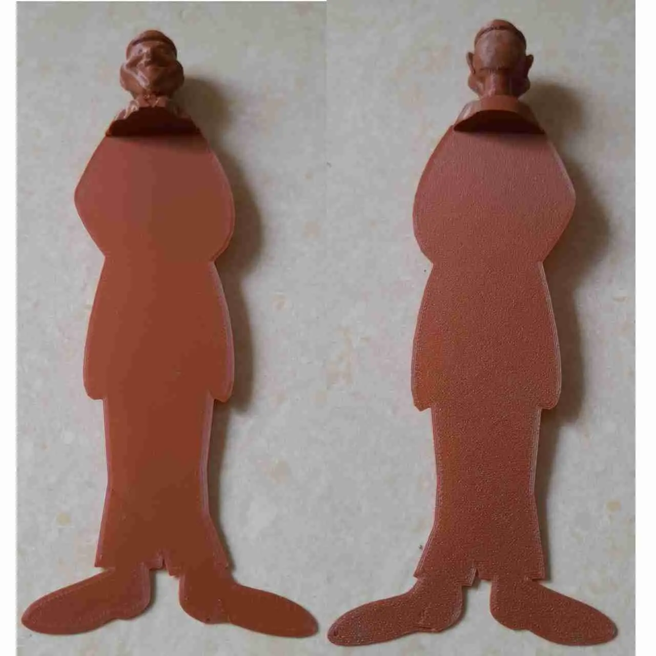 Stan Laurel Bookmark, 3D printed