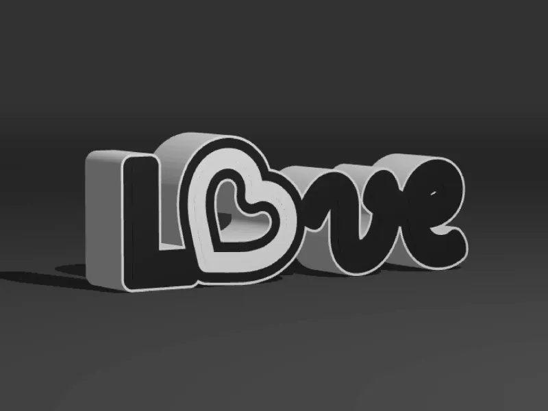 Home Decoration, Love Word
