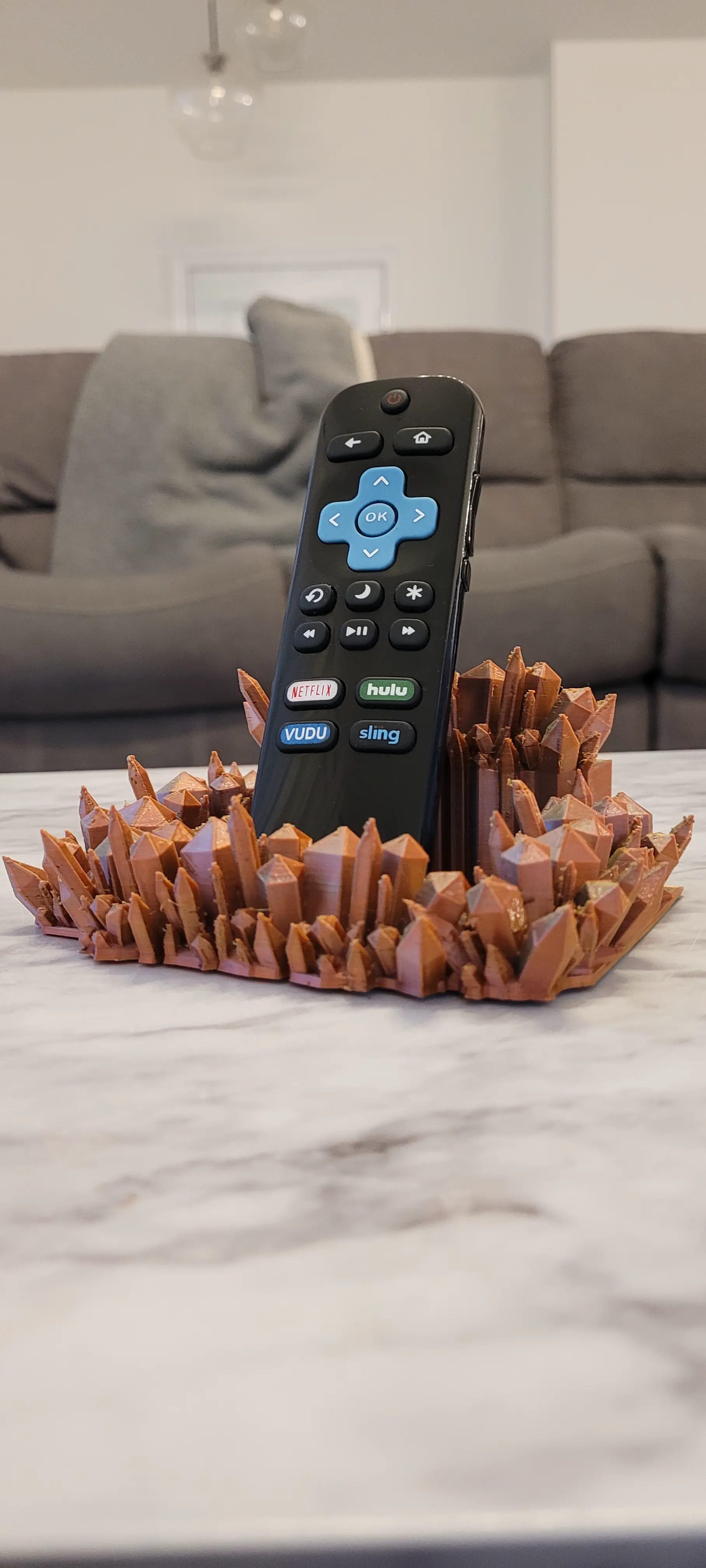 Crystal remote holder