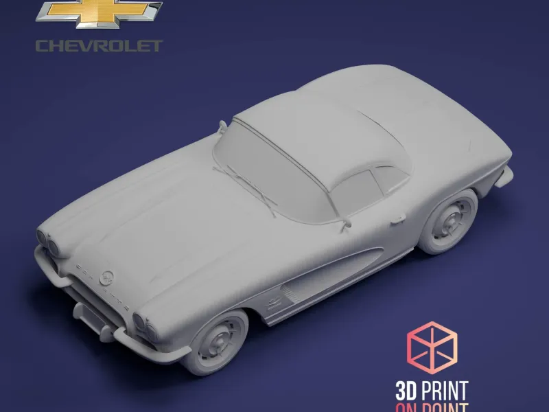 CHREVOLET CORVETTE C1 VINTAGE - 3D MODEL