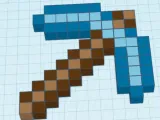 Minecraft diamond pickaxe-0