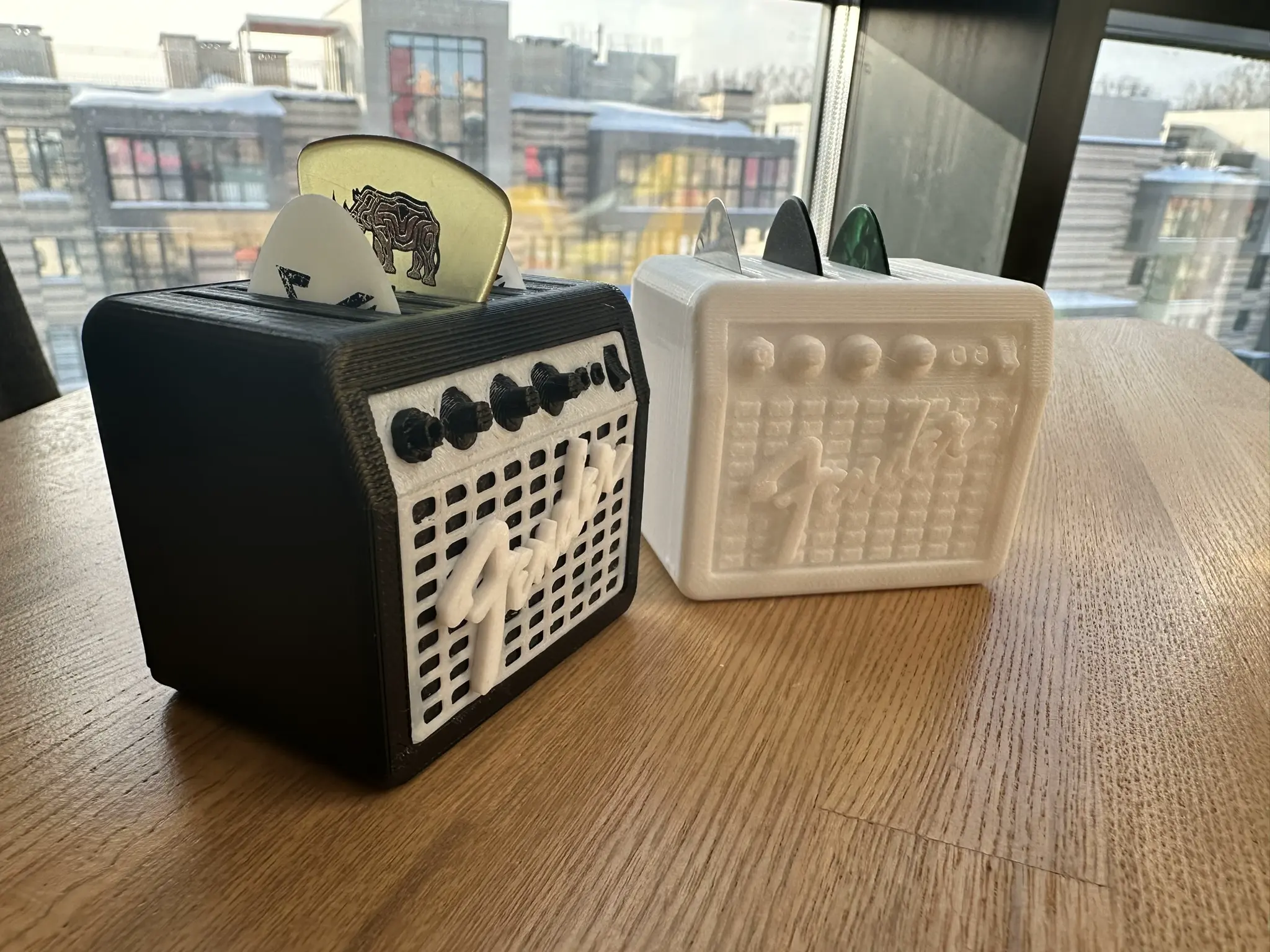 Fender amp guitar pick holder