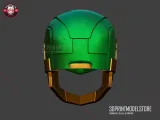 Hail Hydra Kaptan Amerika Kask Marvel Cosplay Cadılar Bayramı-4