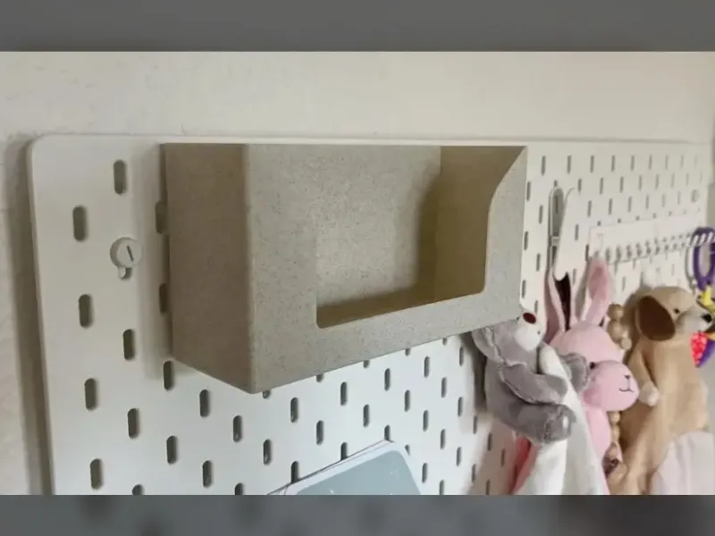 Wet Wipe Mount for IKEA SKÅDIS pegboard