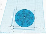 Snowflake cup coaster-0