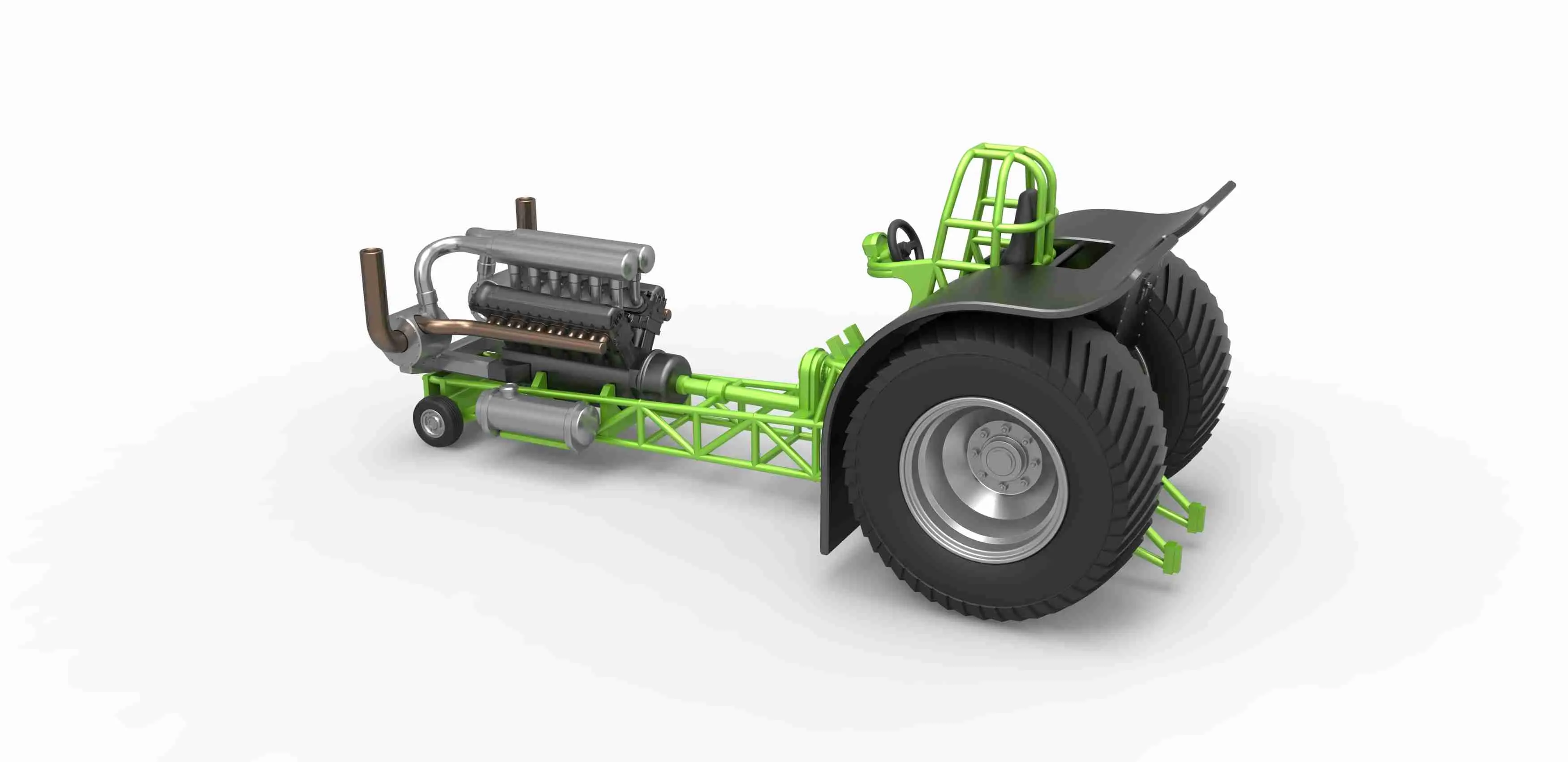 Trattore trainante con motore turbo V12 Versione 1 Scala 1:25