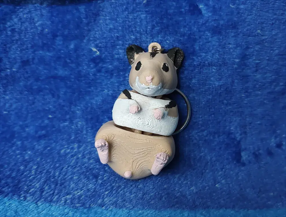 Hamster Keychain
