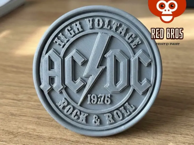 ¡Alto Voltaje en tu cocina! – Imán Logo AC/DC
