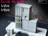 MODERN GAS STATION DIORAMA 1-24 AND 1-64TH SCALE 3D PRINT MO-1