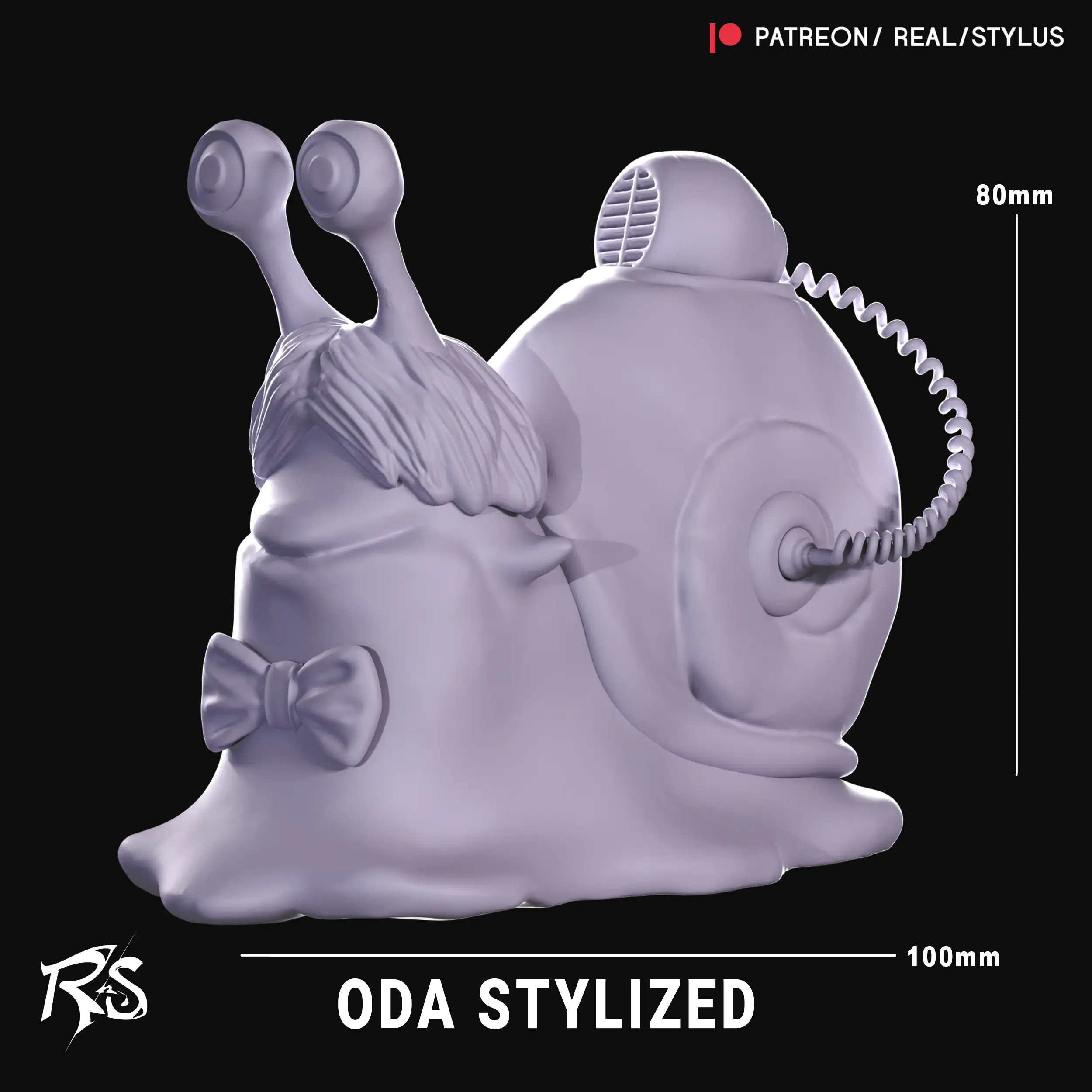 DEN DEN MUSHI ODA - GARP -3D PRINT - ONE PIECE LIVE ACTION