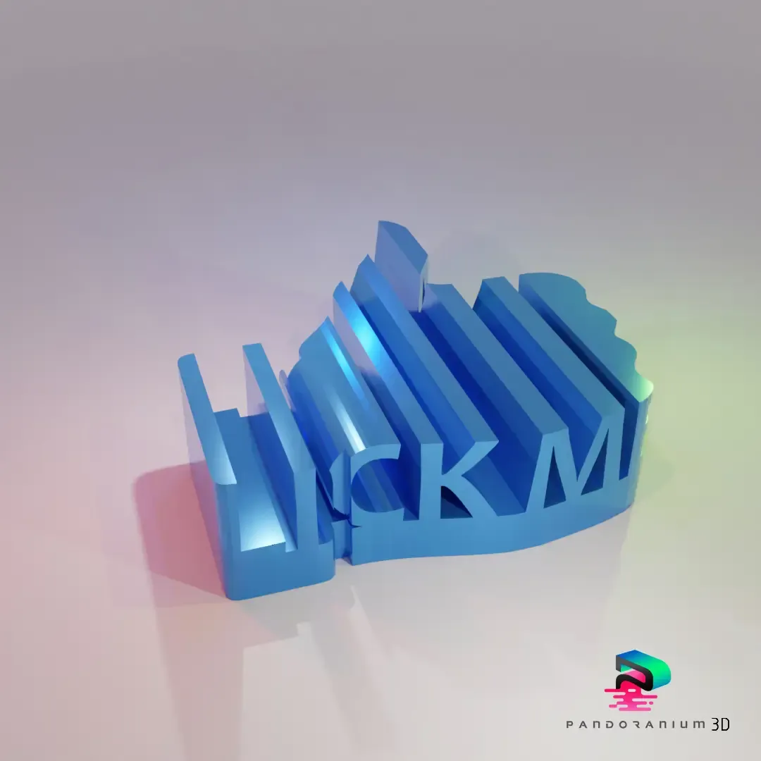 3D WORD SHAPE - LICK ME