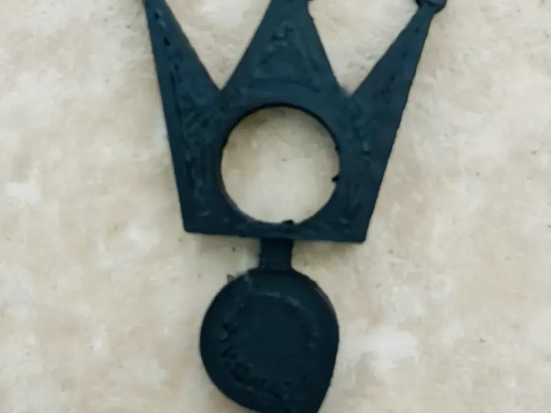 Porte-clés homme/roi point-virgule