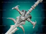 Lich King Frostmourne Cosplay World Of Warcraft - STL File-1