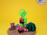 Flexi Baby Red Panda & Diorama kit | Movable Head Version In-6