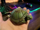 Tortoise Keychain | Turtle Key Ring Accessory-0