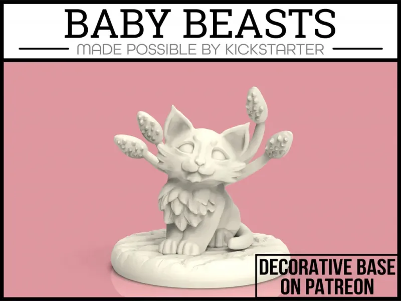 Displacer Kitten - Tabletop Miniature