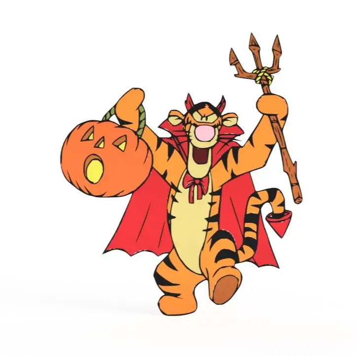 Tigger Halloween Wall Art