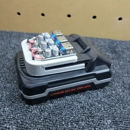 Pacchetto batteria (Terratek) → Modulo caricatore USB
