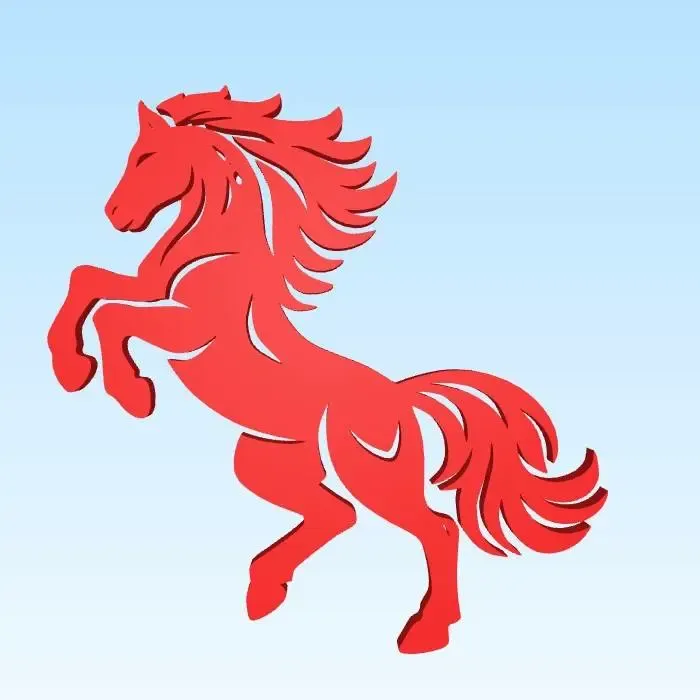 Wallart horse valiant