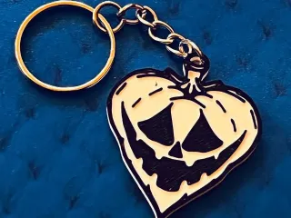Keychain Pumpkin Skull