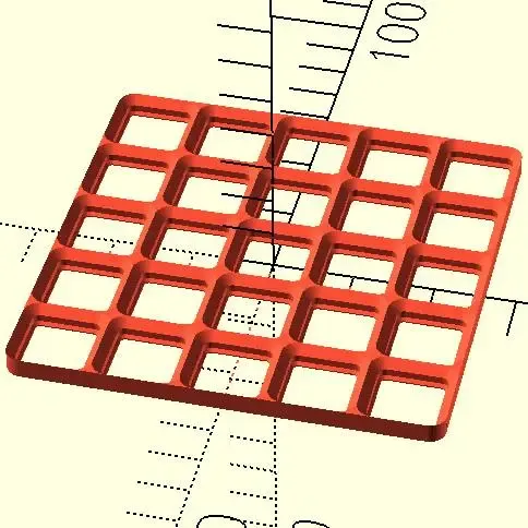 Small Sizes Gridfinity Half Size Thin Bases