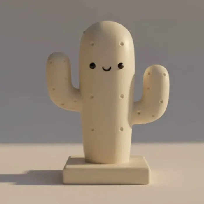 3D Printer Files | 3MF File | Cacto decoration for childrens room ...