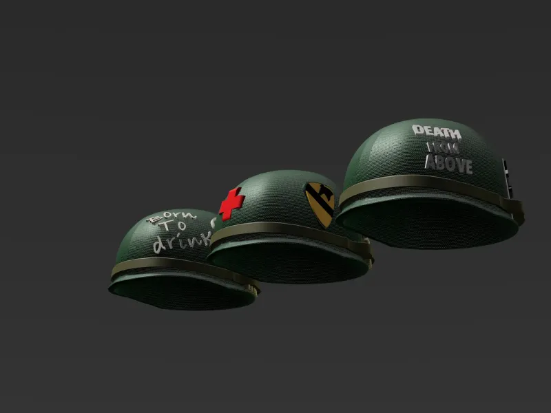 American helmet vietnam war - keys édition
