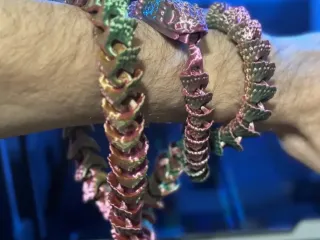 Snake necklace stl