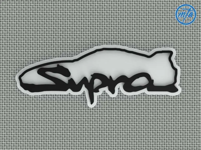 Supra badge | 3D models download | Creality Cloud