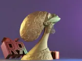 Afrikaans meisje Sculptuur decor-4
