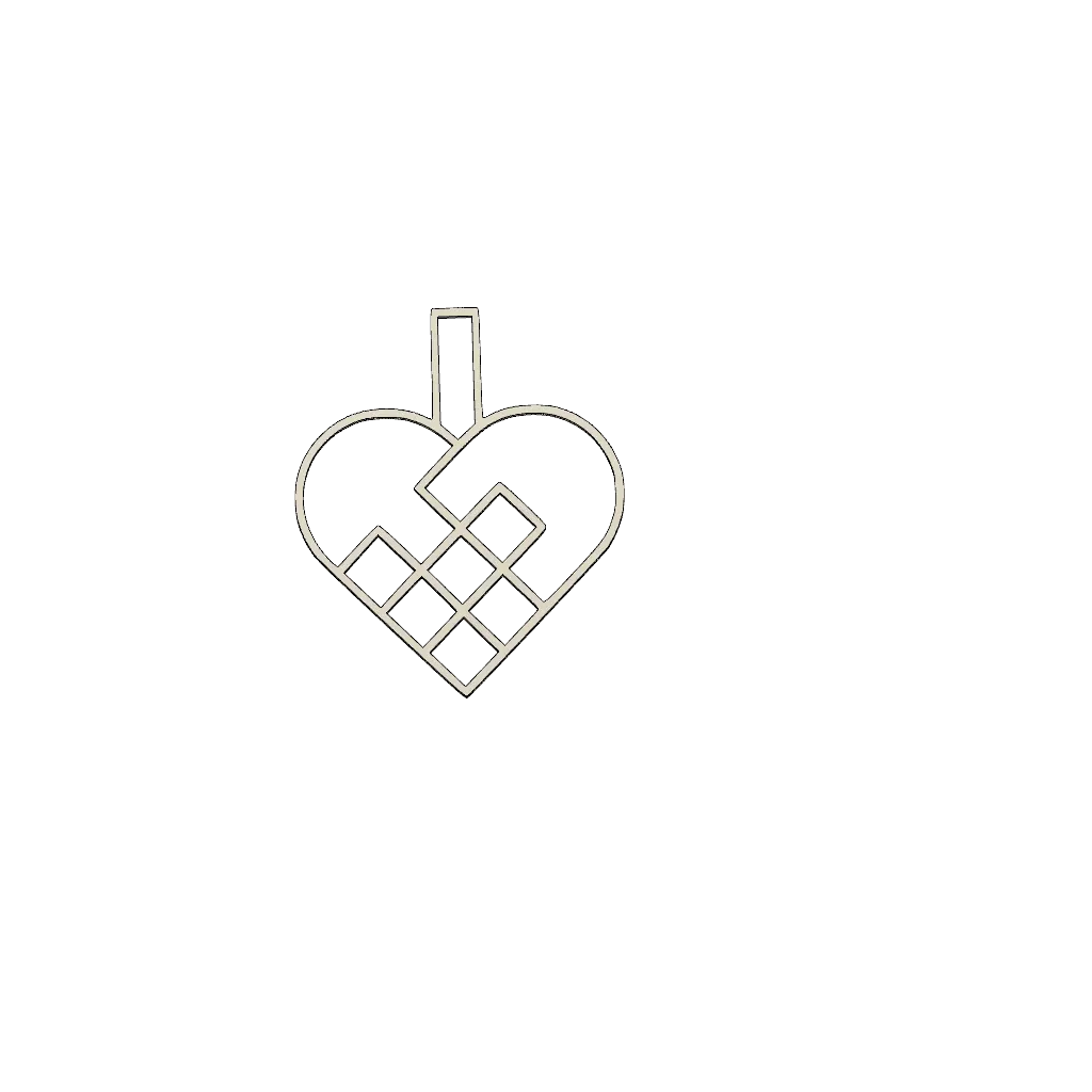 Chrismas Heart Ornament