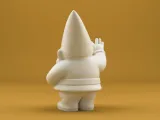 Cute Waving Garden Gnome – Friendly 3D Printable Gnome Figur-3