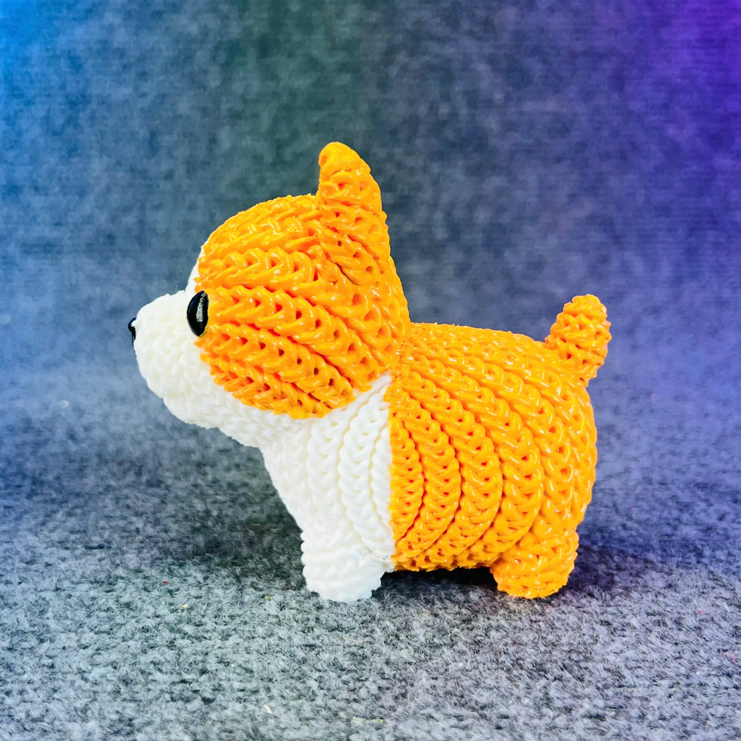 Corgi Dog Crochet - Knitted - Multicolor