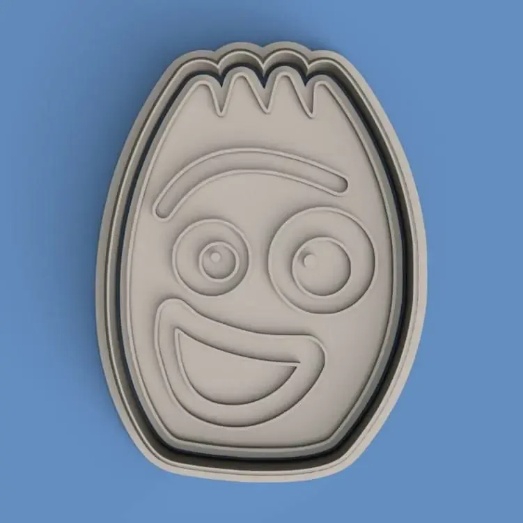 Toy story cutter + stamp - Forky