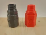 3/4 BSP Male/Female Threaded Pipe Coupling-5