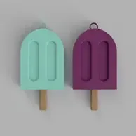 Popsicle lanț cheie