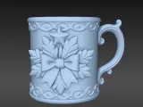 Christmas mug with Christmas tree-1