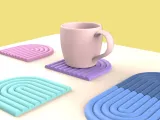 Minimalistic Semicircle Coaster-1