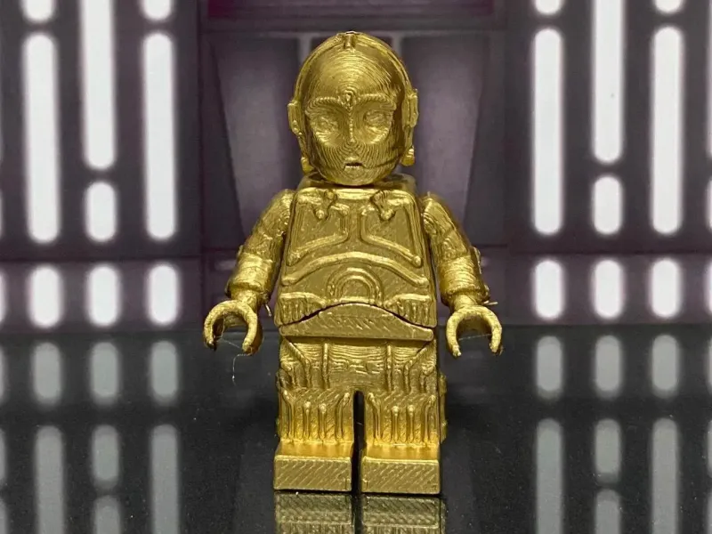 可動式C-3POブロック風キーホルダー スター・ウォーズ