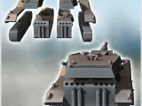 Futuristic Rear Center Turret Tank (4) - miniatures warhamme-2