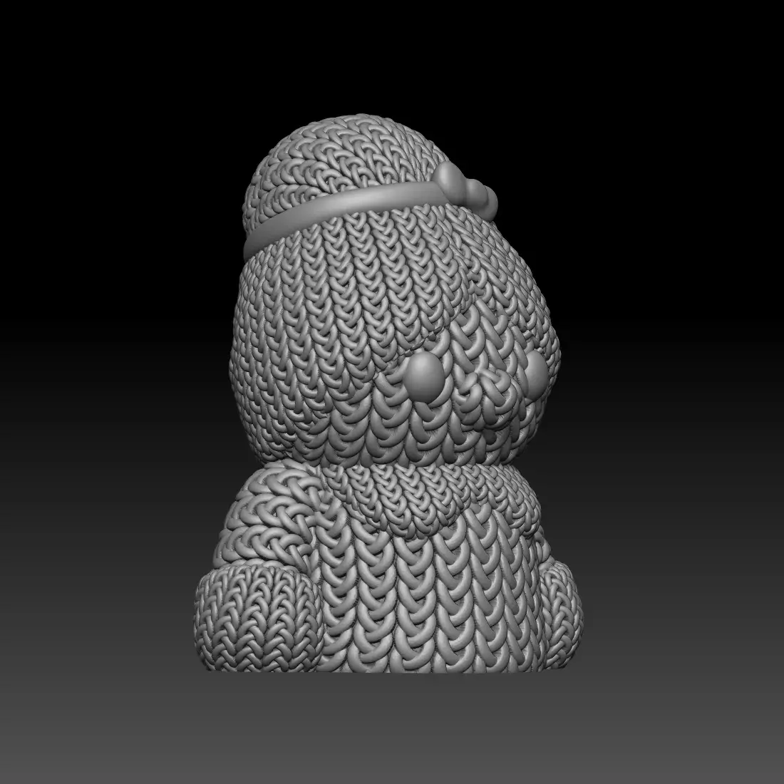 Knitted Mrs Santa