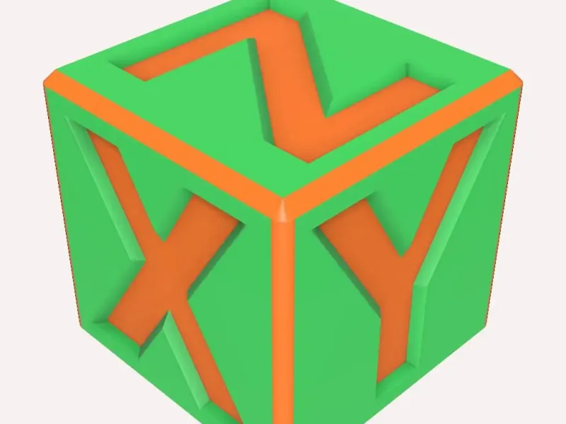 Cubo de calibración 20x20x20 mm