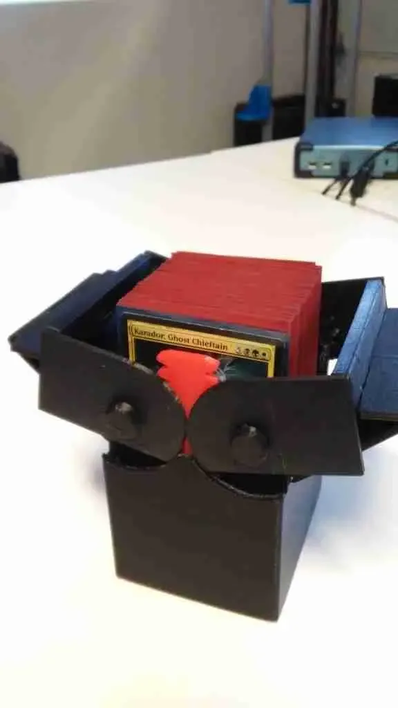 Improved Deck Box With Gears For Magic The Gathering EDH