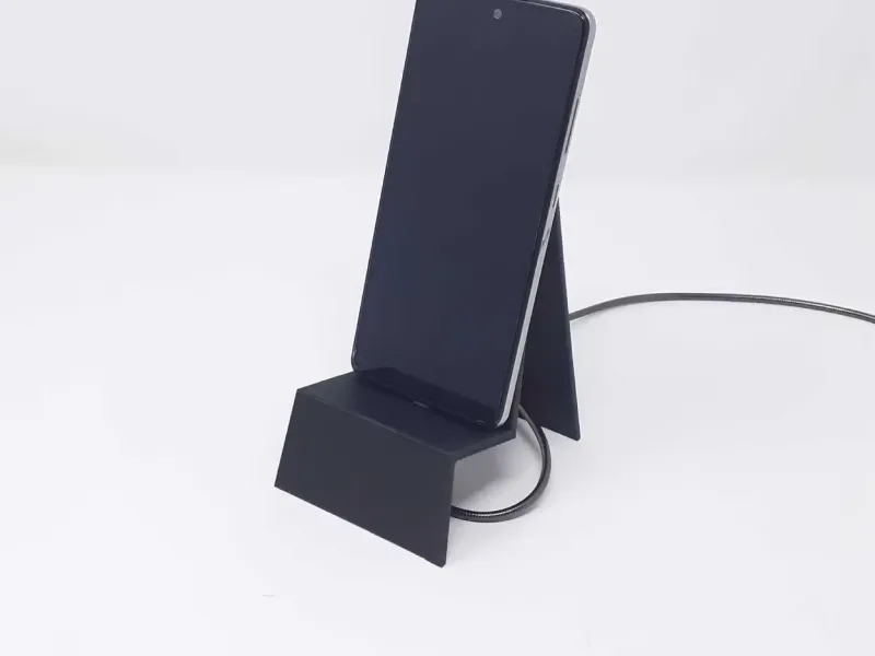 "Minim" Phone stand with holes for charger