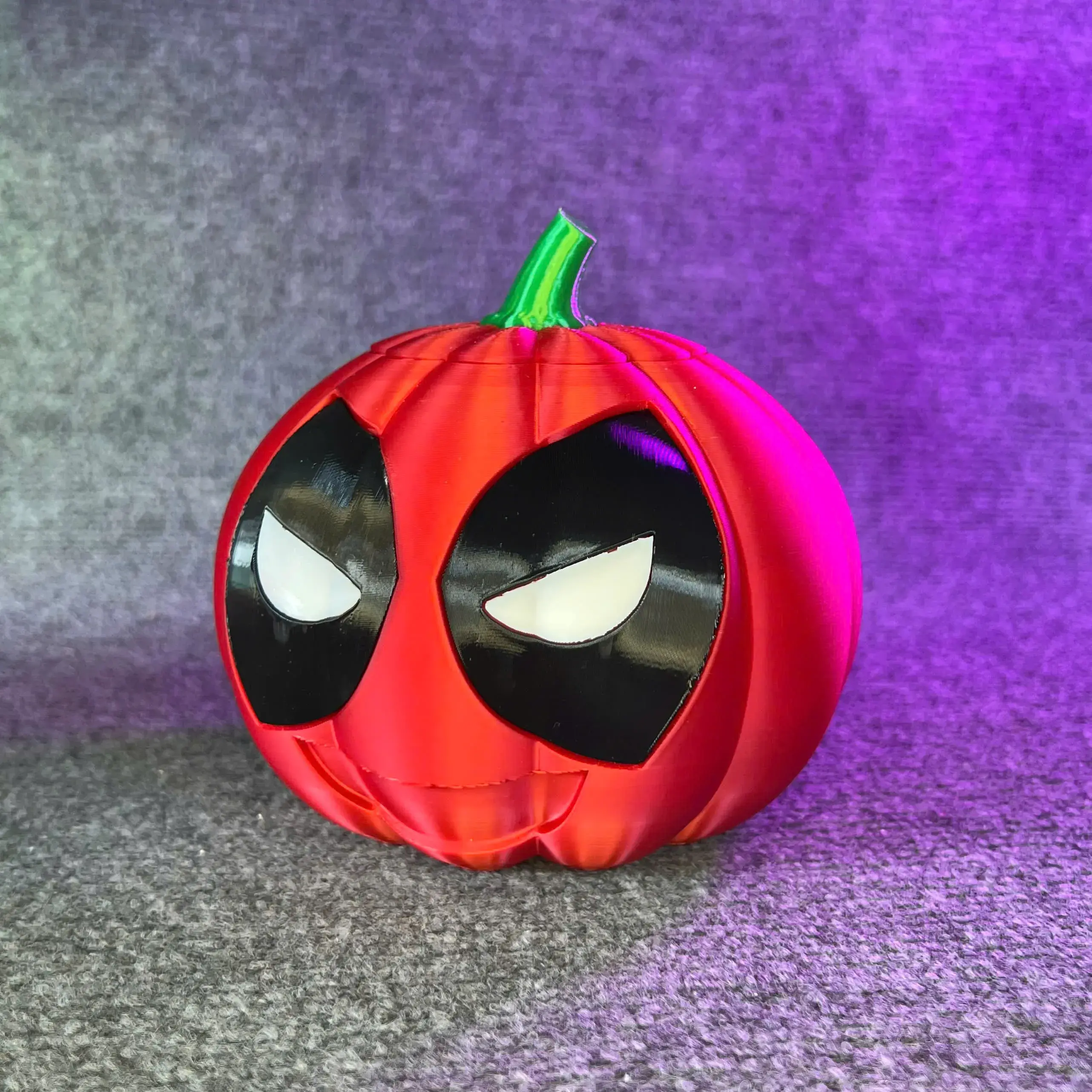 Halloween Pumpkin Deadpool - Seperated Parts & Multicolor