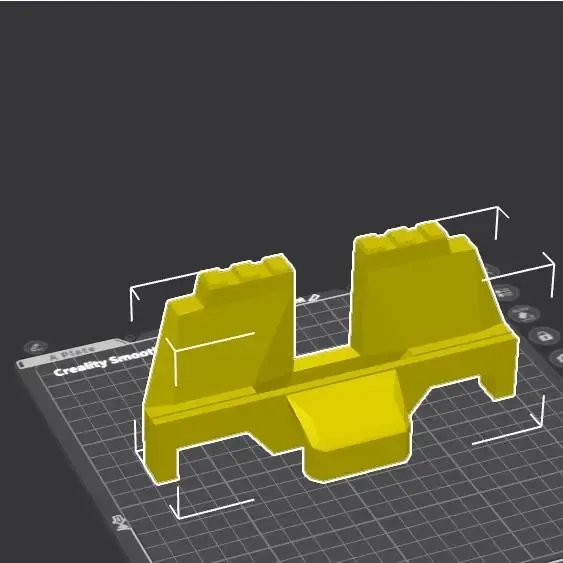 X-Maxx Rear bumper/Body support