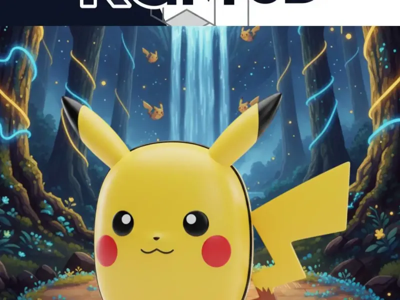 Number 0- Pikachu Inspired 3D Number Collection