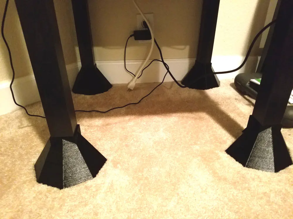 Lack Table Foot Supports